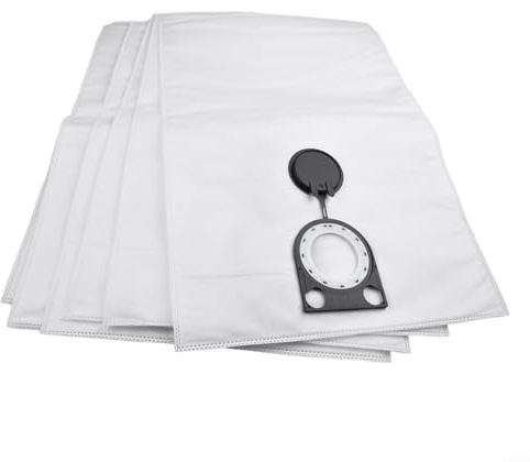 6-Pack Fleece Dust Bags for ASR 25 L, For ASR 2025, For ASR 35, and For ASR 50 L Wet/Dry Vacuum Cleaners – Compatible with For SC Series Vacuum Models