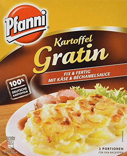 Pfanni Kartoffelfertiggericht Kartoffel Gratin Fix & Fertig für die schnelle Zubereitung deutsche Kartoffeln 400 g