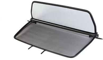 Tief-Tech Windschott für Vauxhall Astra G Cabriolet 1998-2005 - Klappbar - mit Schnellverschluss – Schwarz | Windabweiser | Windblocker | Wind Deflector