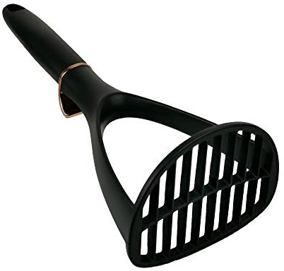 TENTA KITCHEN Good Grips Nylon Potato Solid Masher Professional Nylon Potato Masher,Garlic Press,Cooking and Kitchen Gadget. Ricer Press Blender Crusher for Non-Stick Cookware