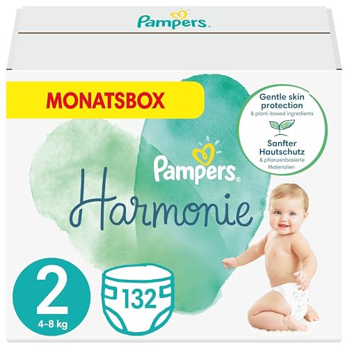 Pampers Babyblöjor storlek 2 (4–8 kg) harmoni, 132 stycken, gammal version