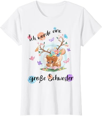 Nachwuchs verkünden Ich werde große Schwester 2027 T-Shirt