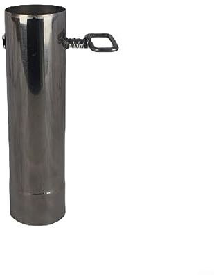 Tubo para estufa, 60 mm, estufa de leña, horno, chimenea, chimenea al aire libre, tubo de estufa tipi, tubo de chispas para proteger el tubo de la estufa