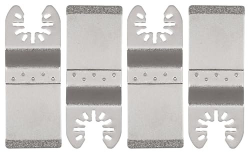 4 cuchillas oscilantes multiherramienta, hojas de sierra de diamante multifuncionales, accesorios de corte para eliminación de lechada de yeso de mortero
