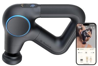 TheraGun Prime Plus - Pistola Massaggio Muscolare - Pistola Massaggiante a Percussione Silenziosa per Alleviare Dolori a Collo, Schiena, Gambe, Spalle e Corpo