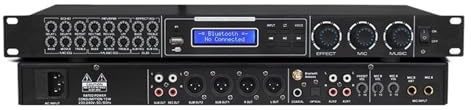 Audioprozessor Blue Tooth Vorverstärker Vorverstärker Karaoke-Effektor for Haus-Karaoke, Bühne