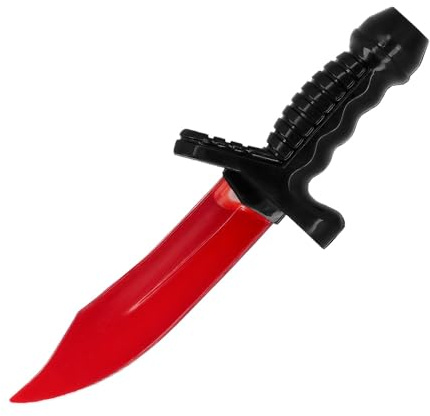 Boland - Blutiges Messer für Halloween, 25 cm | Kostüm Zubehör aus Kunststoff für Karneval und Horror Mottoparty, Attrappe