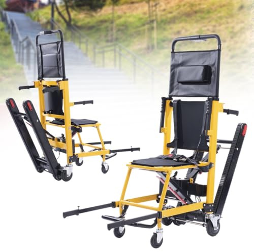 Treppenrollstuhl Tragbarer Treppenlift, Elektrische Treppenlifte, Treppensteigrollstuhl, Müheloses Treppensteigen, Elektrische Rollstühle, Tragkraft 200 Kg