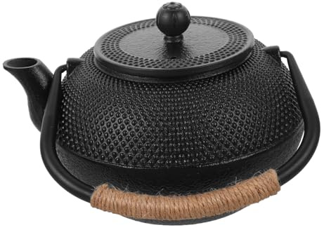 Teiera in Ghisa Giapponese 1, 2l Nera con Infusore e Coperchio