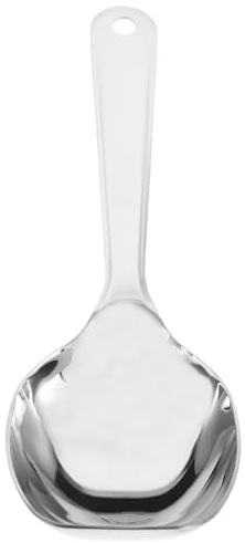 DIYEAH Cuillère de Service Carrée Inox 304 Grosse Taille Manche Long Bol Profond, Louche Cuisine Polyvalente pour Buffet Professionnel Restauration, Ustensile Cuisine en Acier Inoxydable Robuste