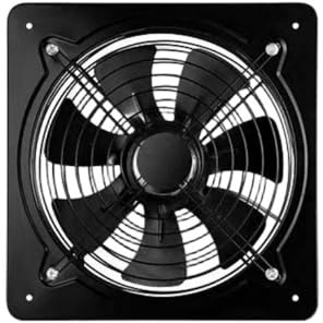 Ventilateur d'extraction mural à 7 pales, 120W, 16 pouces, for ateliers, sous-sols, entrepôts(High speed)