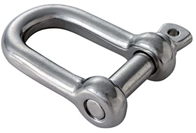 Manille en arc en acier inoxydable, 10 manilles M4 D en acier inoxydable 304