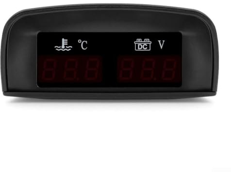 Digital 2-in-1 Temp/Volt Meter, Monitors Radiator Fluid & Engine Performance