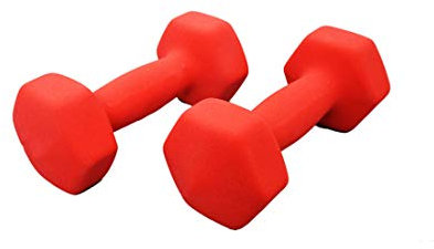 ZTJ-Lighting Kurzhanteln Sets, Gusseisen Hex Farbe Hanteln Gewichte für Frauen und Männer, 0,5 kg, 1 KG, 1,5 kg, 2kg, 3kg, 4kg 5kg, für Kern- und Krafttraining,Rot,1kg*2