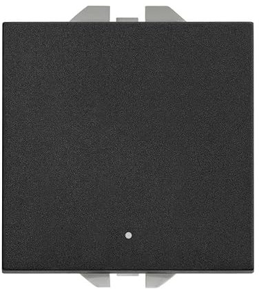 Conmutador luminosoanchoSimon 20000204-098 Simon 270 Negro