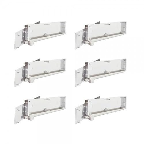 Pack 6 Cajas de preinstalación de aire acondicionado con desagüe bidireccional y sifón