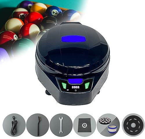Poolbollsset, Automatisk Pool Ball Cleaner, 16/22 Balls Snooker Billiard Ball Ultraviolet Polermaskin, Skottsäker med stötdämpning, LED-skärm