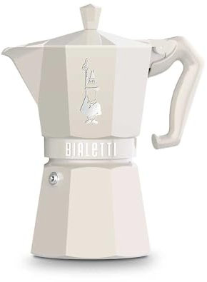 Bialetti Moka Exclusive, Crema per 6 tazze, per uso diretto sul fuoco (caffettiera, macchina per caffè espresso, moka