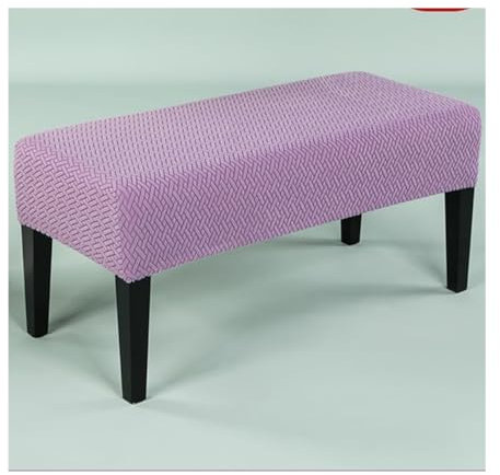 HHONGWYT Bezug für Esszimmerbank Bezug für Sitzbank Stretch Holzbank Schonbezug Bezug Fußhocker Bank Sitzbank Hocker Husse Esszimmerbank Flurbank Stuhlhusse Sofabank Bezüge,#g,100x40x10cm