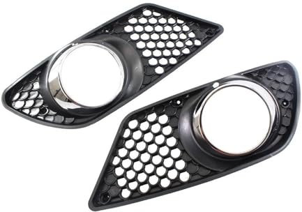 SUSHUANG 2 Stück Auto-Frontstoßstange Nebelscheinwerfer-Lampenabdeckung A2048850353 A2048850253 Für Für C-Klasse W204 2008–2010 Auto-Frontgrill