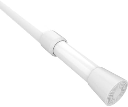 Tension Rods Room Divider, Premium Adjustable Curtain Tension Rod, 53-100 Inch Large Curtain Rod, No Drilling Tension Pole for Kitchen, Bathroom, Cupboard, Wardrobe, Window, Bookshelf DIY Project 1PCS