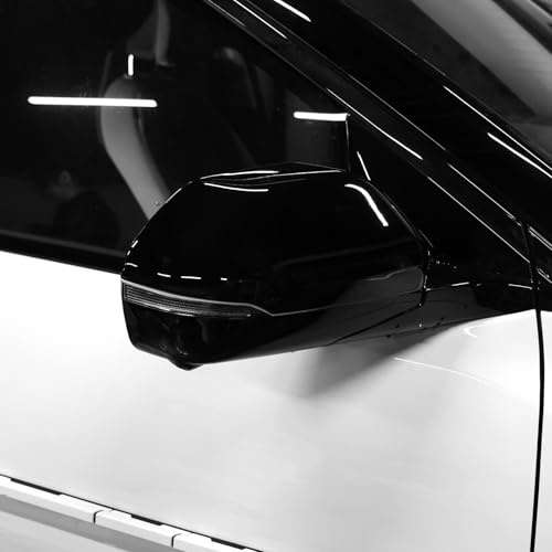 FUEISOF Außenspiegel Abdeckung für Kia EV3 2024 2025 – 1 Paar, Schwarz, Auto Rückspiegel Abdeckung, Ersatz für Links und Rechts