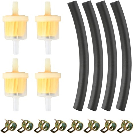 Bojueshaw 16PCS Motorcycle Gasoline Filter Kit – Durable and Strong Sealing Fuel Filter for Scooter, Dirt Bike, and Motorcycle Maintenance