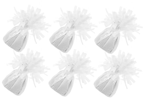 HOUDERCO 6pezzi Pesi Per Palloncini Accessori Decorativi Per Feste Di Matrimonio e Compleanni Per Stabilizzare Palloncini Helio e Creare Atmosfere Festive
