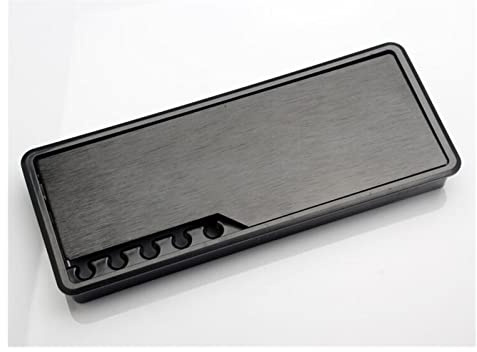 Pasacables Escritorio,Pasacables Mesa Cable de la aleación del cable de la aleación Caja de roscado rectangular con titular del clip de alambre Tabla de la mesa Línea de la línea Cubierta de la oficin