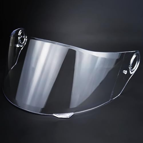 UYTKTN Moto Visière de Casque pour Shaft 821, Verres de Casque de Moto Visière Teintée pour Casque de Moto Accessoires de Remplacement Pare-Brise,D Transparent