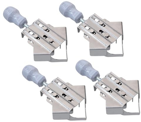 Uqezagpa Abrazadera de esquina en ángulo recto de 90 grados, clip de soldadura de 90 grados para carpintería, abrazadera en ángulo recto para marco de fotos