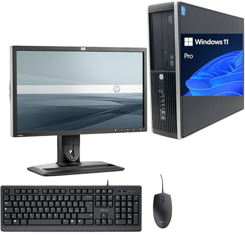 HP Elite 8200 i5-2400 3.1GHz 8GB RAM 240GB SSD Windows 11 Pro con DVD, WiFi y Pantalla 22 + Teclado y Ratón Incluidos (Reacondicionado)