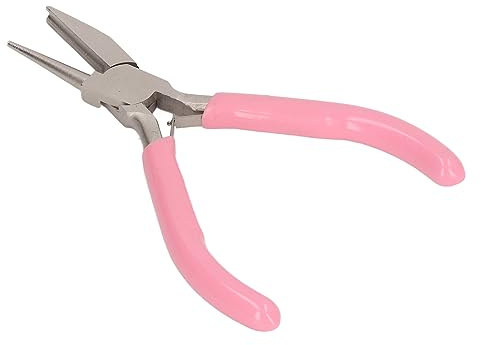 Itonash Wire Winding Pliers, Half Groove Half Round Mouth Design Jewelry Making Tool with Non Slip Handle, for Handmade Jewelry and Craft Kits