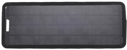 Fabater Set Caricabatterie Solare per Auto, Caricabatterie a Pannello Solare Policristallino Ad Alta Efficienza per attività di Emergenza All'aperto, Costruzione in ABS