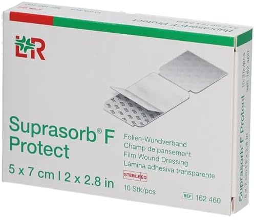 Suprasorb F Protect Folien-Wundverband, 5 x 7 cm, 10 Stk