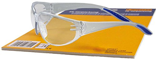 Vollsichtschutzbrille transparent/schwarz EN 166F UV Schutz