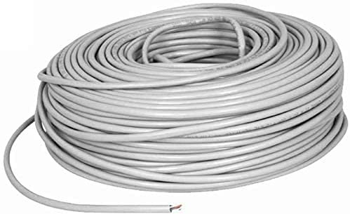 Duttek Cable de red FTP CAT 7 LAN Ethernet M Coil Internet ADSL enchufe módem router punto de acceso CAT7 50M Gris