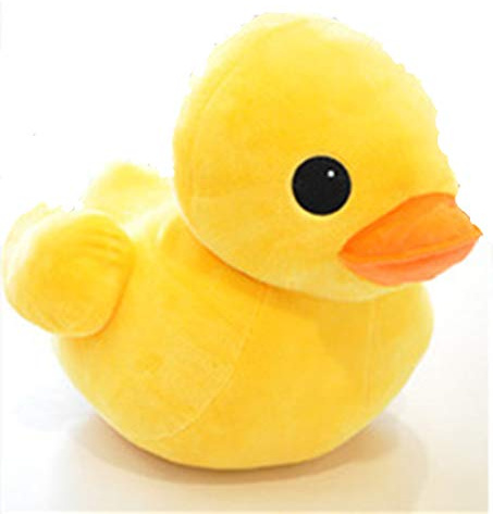 VIDOSCLA Cute Yellow Duck Stuffed Plush Pillow Animal Dolls Super Soft Huggable Toy Gift for Children-20cm