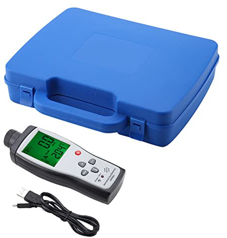 Medidor de Monitor de Sensor de Detector de Gas de Amoníaco de Mano con Probador de Temperatura Y Humedad 0‑100PPM 100-240V