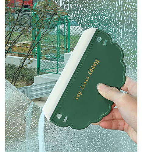 Creative cloud wiper bathroom mirror wipe toilet countertop cleaning brush mini glass wiper (Green)