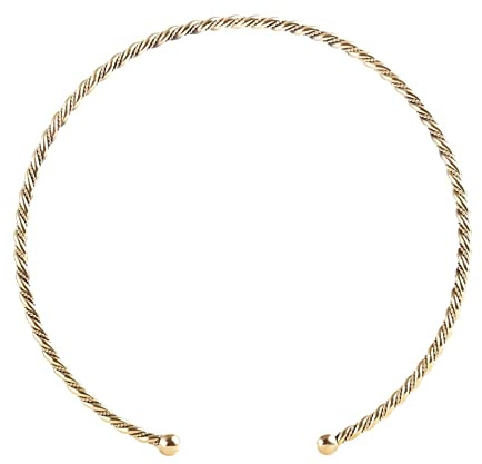 Windalf THORALF Männer Torques Wikinger Hals Schmuck Ø 14 cm Bronze | Handarbeit, gedreht, Halsreif