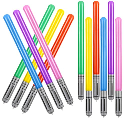 12 Piezas Globos inflables, Saber Sword Stick Globos