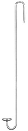 Folpus CO2-Diffusor, Kohlendioxid-Diffusor, Keramikscheiben-Refiner aus Edelstahl für bepflanzte Tanks, 40CM