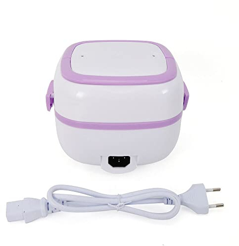 1L électrique Mini cuiseur à riz cuiseur à riz multifonctionnel boîtemanger portable Lunch Box facile à transporter et utilisation en extérieur.cuisiner cuire à la vapeur et garder au chaud.