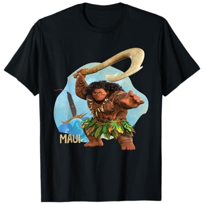 Disney Moana 2 Action Pose “Maui” with Fish Hook T-Shirt