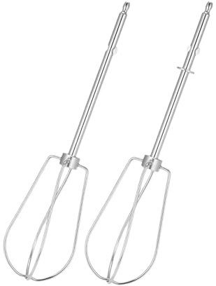 2 varillas para batidora de mano, repuesto universal para batir, unidad de mezcla, herramienta para batir, 7,28 x 1,85 pulgadas