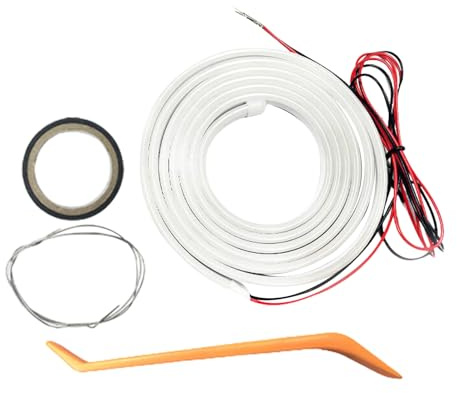 Eventerde - Diadema Luminosa para Maletero, luz Ambiental de Coche con Sensor automático, Tira LED Flexible Impermeable, decoración Luminosa para Camiones, Camping-Car y vehículos