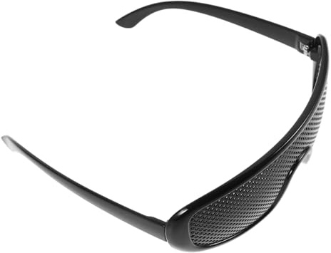 TOVINANNA Pinhole Glasses for Eye Training Portable Eyeglasses Without Lenses Suitable for Home Relaxation and Improvement Exercises