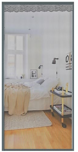 YWBXSHKD Zanzariera Magnetica per Porte 80x200cm, Tende Zanzariera Porta Finestra Calamite, Anti Insetti Zanzare Traspirante Chiusura Automatica Facile da Installare per Balcone Soggiorno