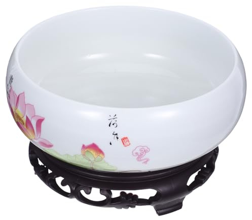 JOINPAYA per Piante Acquatiche in Resistente con Base Ciotola Blu e per e Decorazione Contenitore Versatile Design Artistico e Forma